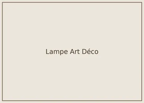 Art Deco lamp