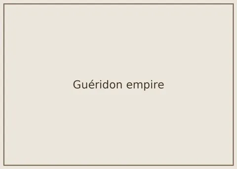 Empire gueridon table